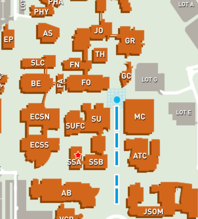 Comet Card Office location - Student Union, 2nd floor
